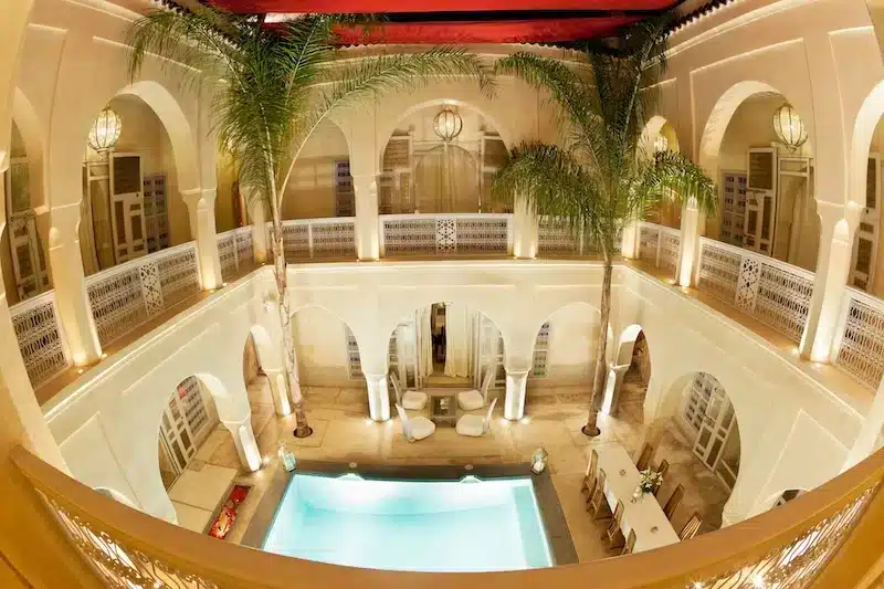 Poscina Interior del Hamamm de un riad